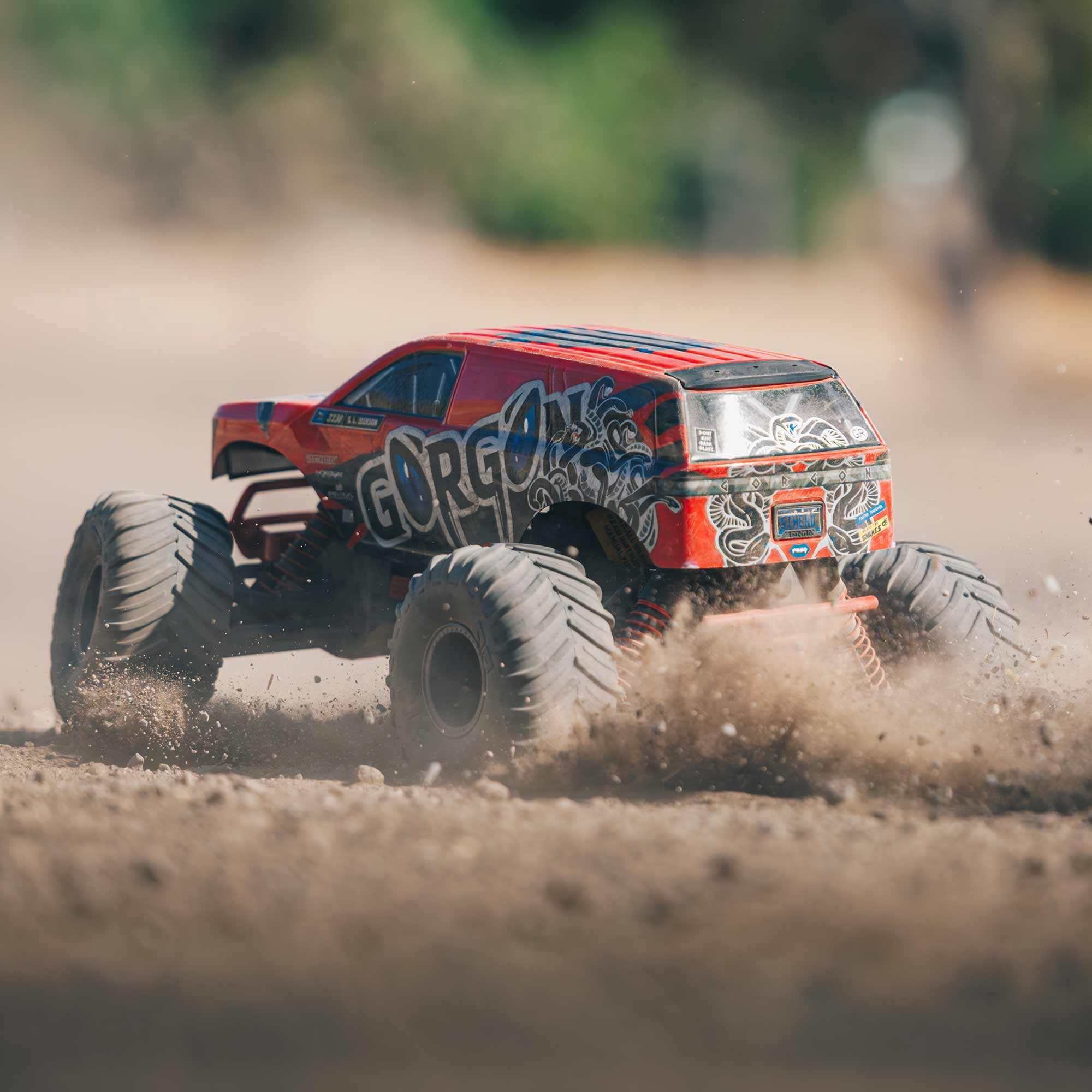 ARRMA GORGON 2 Wheel Drive MT 1/10 RTR Smart 3300 7C S120 USB Red ARA3230ST2
