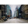thumbnail image 2 of "Wide Avenue" Painting Print on Brushed Aluminum, 2 of 5