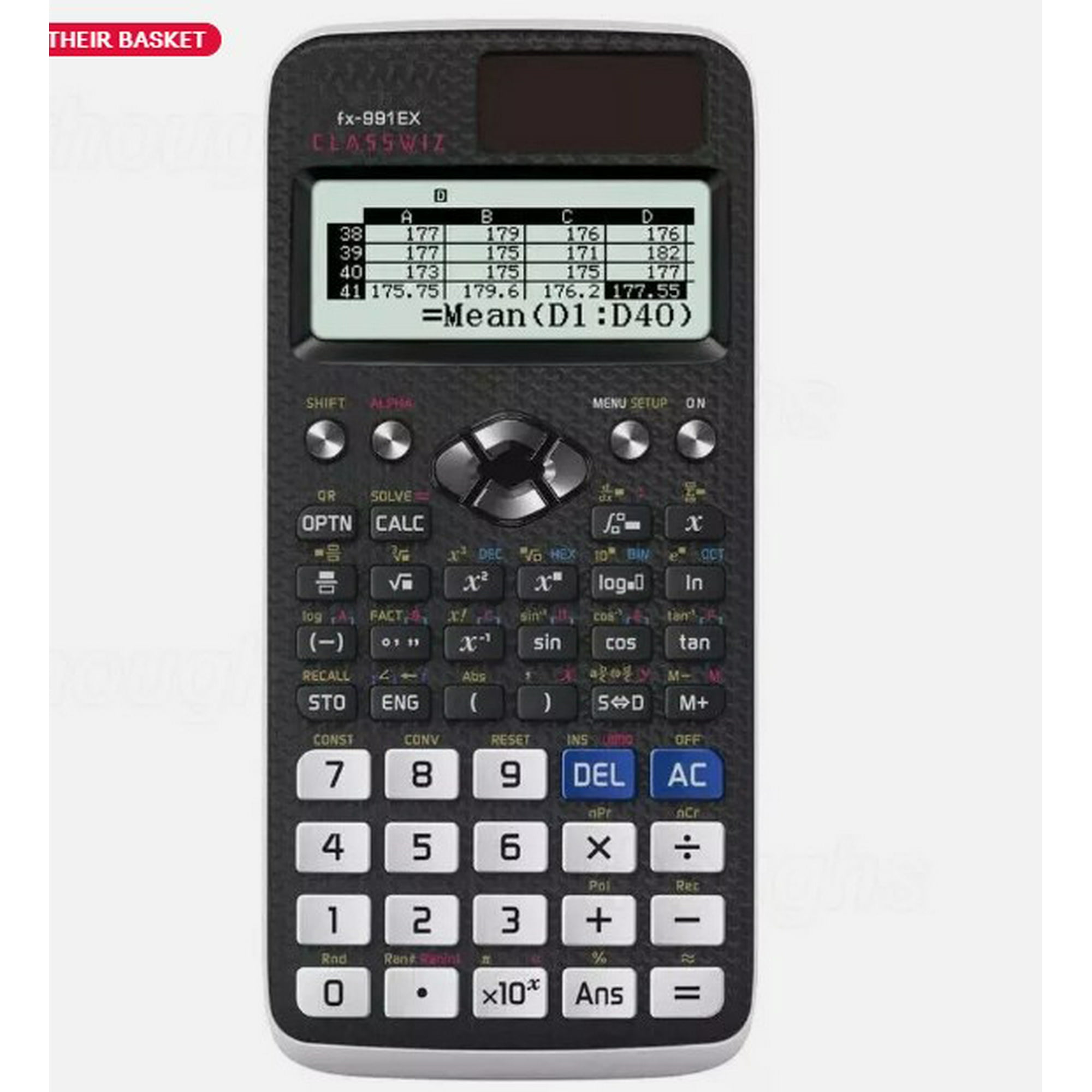 Reiche Fx 991ex Classwiz Advanced Engineering Scientific Calculator 552 Functions
