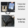 thumbnail image 7 of Garment Bags Heavy Duty for Travel Suit Bags Closet Storage 2 Handles Hanging Clothes Bag with Clear Pockets Mens Women Suit Cover for Shirts Coats Dresses (2 Packs,24″x50″), 7 of 7