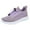 Purple, variant on NOKIO Womens Tennis Shoes Running Shoes Lightweight Sneakers for Women Gym Workout Shoes Spring And Summer Women Sports Shoes Mesh Breathable Elastic Lace Up Solid Color Shoes Sneakers