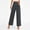 Dark Gray#06, variant on Women's Wide Leg Palazzos Dressy Pants High Waisted Button Pleated Business Office Work Suit Pants Casual Solid Loose Fits Lightweight Comfy Dress Pant
