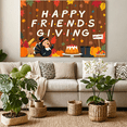 thumbnail image 5 of Thanksgiving Turkey Banner Colorful Leaves Pumpkin Decoration Rustic Party Decoration for Friendsgiving Celebration Autumn Gathering Indoor Event, 5 of 9