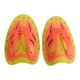 thumbnail image 1 of Palas de natación, guantes de natación, suministros profesionales, portátiles, ergonómicos y prácticos. Naranja Amarillo M, 1 of 8