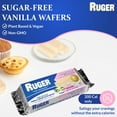 thumbnail image 2 of RUGER Sugar-Free Vanilla Wafers 1.6 Ounce NSD3&nbsp;(Pack of Crisp & Creamy Treats - Natural Ingredients, Non-GMO, Vegan, No Artificial Colors/Flavors - Ideal for Desserts & Everyday Snacking, 2 of 3