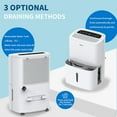 thumbnail image 4 of Shinco SDZ1-70P 5000 Square Ft. Portable Home Dehumidifier, 70 Pints, White, 4 of 8