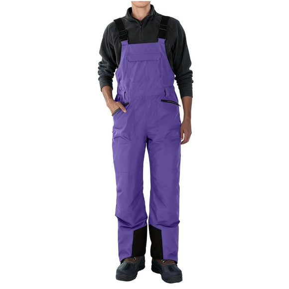 Rompers for Women, Windproof Insulated Romper Snow Pants, Women's Snow Overalls