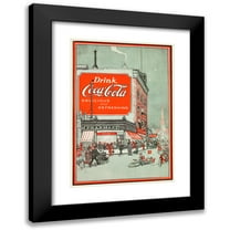 Anonymous 11x14 Black Modern Framed Museum Art Print Titled - Drink Coca Cola (1921)