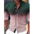 thumbnail image 1 of Camisa de solapa con botones y manga larga para hombre, moda urbana retro de verano, diseños de diseñador para hombre, ropa cómoda, 1 of 6