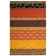 thumbnail image 6 of SAFAVIEH Rodeo Drive Luis Floral Geometric Wool Area Rug, Rust/Gold, 7'9" x 7'9" Round, 6 of 10