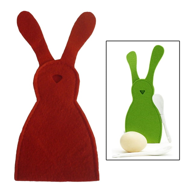 Soporte de Huevo de Pascua BLESIY de dibujos animados Decoración de Pas rojo