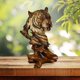 thumbnail image 5 of European Resin Statue Room Decor Table Cabinet Arrangement Craft Furnishing Sculpture Ornament Housewarming Gift , Tigre perfecl estatua de la cabeza, 5 of 7