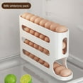 thumbnail image 5 of Organizador de Huevos con Ruedas de 4 Niveles para Refrigerador: Dispensador de Huevos Compacto con Capacidad para 30 Huevos, Diseño Resistente y Protección Lateral para El Almacenamiento En El Refri, 5 of 5