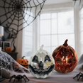 thumbnail image 5 of WHEANG Halloween Pumpkin Decor Pumpkin Table Decoration Silver Glitter Sign Halloween Tray Decor Table Centerpiece For Home, 5 of 5