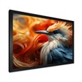 thumbnail image 3 of Designart "Heavenly Hues Shape Abstract Flight" Animals Bird Picture Framed Wall Art Living Room, 3 of 5
