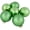 Green, variant on Northlight 2-Finish Christmas Glass Ball Ornaments - 3.25" (80mm) - Purple - 6ct