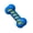 Blue, variant on PrimeGo Dog Bone Toy Squeaky Chew Toy Textured Rubber Bone Safe Teeth Cleaning Toy for Teething Puppies And Large Dogs Oral Care