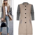 thumbnail image 3 of Abcnature Women Casual Long Sleeve Cardigan Jacket Lady Coat Jumper Slim Coat Gray L, 3 of 4