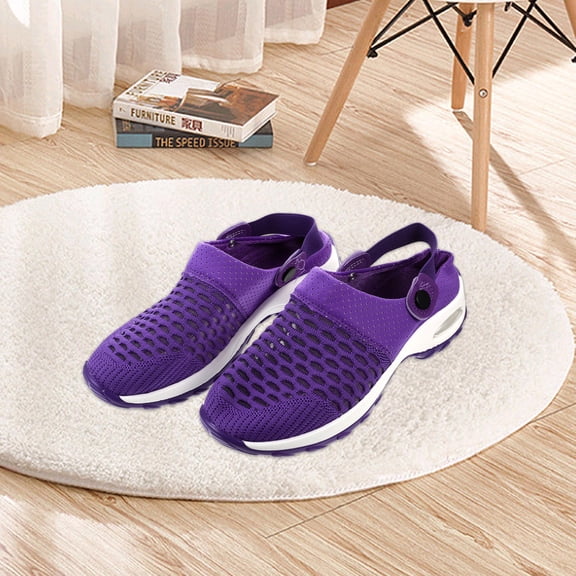 HEMOTON  Casual Female Sandals Women Foam Sports Women's Miss Purple