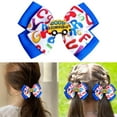 thumbnail image 2 of Cosmug Hair Clips Back to School Pencil Hair Bow Clips Ponytail Holder Ribbon Hairgrips Cheer Hair Bows Tie for First Day of School Girl Student Cheerleader Hair Accessories, Barrettes for Girls, 2 of 9