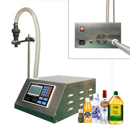 

Miumaeov Automatic Liquid Filling Machine Smart Quantitative Liquid Filler 17L/min Viscous Liquid Encapsulation Machine for Water Drink Cosmetic Oil Detergent