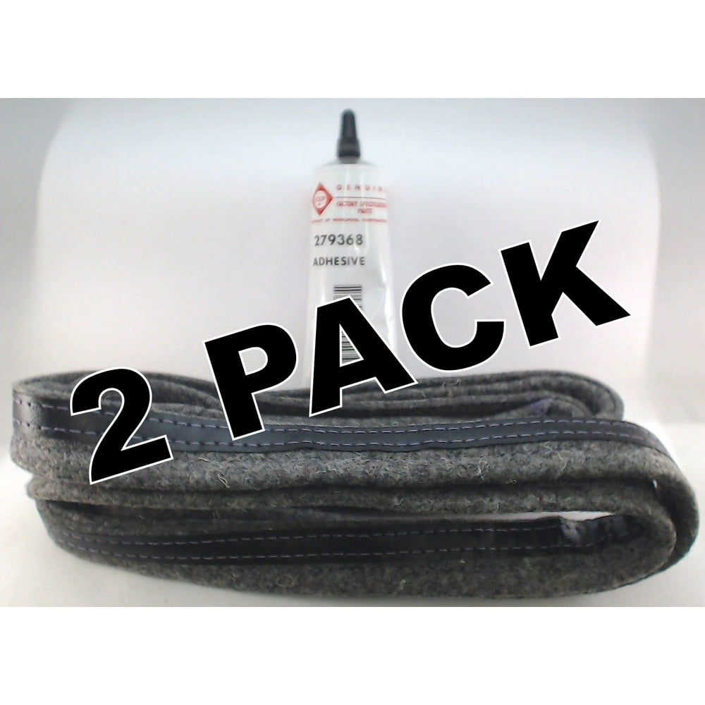 2 Pk, Whirlpool, Sears, Kenmore, Dryer Drum Felt Kit, AP3790434, 280114
