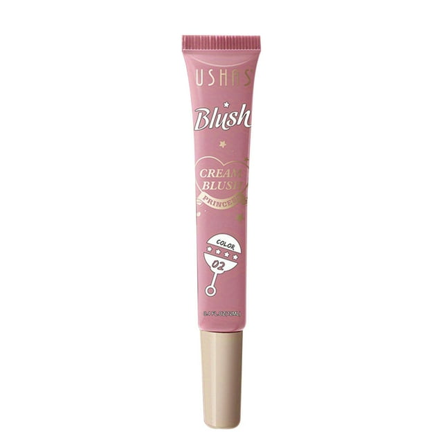 Mareep Blush Creamy Cheek Color Cheek Tint Cheek Rouge4-color Powder Blusher for Both Lips and Cheeks, Natural Fine Flash, High Light and Brightening12ml