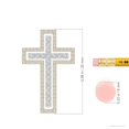 thumbnail image 3 of ANGARA Natural Diamond 3-Way Cross Pendant in 14K Yellow & White Gold for Women (Size-1.4mm| Color-H| Clarity-SI2) | April Birthstone, Anniversary, Jewelry Gift for Women | Natural Diamond Necklace, 3 of 7