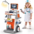thumbnail image 1 of Carrito de dentista Dreamon Doctor Kit, 29 unidades, con luz y disfraz, 1 of 7