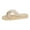 A Beige, variant on Slippers For Women Open Toe Cross Band Summer Style Lightweight Beach Shower Sandals Daily Wear