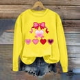 thumbnail image 5 of YUNAFFT Valentine's Day Sweatshirt for Women Soft Printed Long Sleeve Round Neck Casual Loose Fit Pullover, 5 of 5