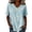 Multicolor 1, variant on Women's Tops and Blouses Loose Fit Floral Print Shirts with Side Tie, Short Sleeve V-Neck Trendy Casual Tops with Ornamental Button, Size S-XXXL