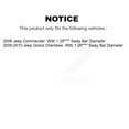 thumbnail image 2 of TOR Front To Frame Suspension Stabilizer Bar Bushing Kit TOR-K200159 for Car Jeep Grand Cherokee Commander with 1.29" Sway Diameter, 2 of 2