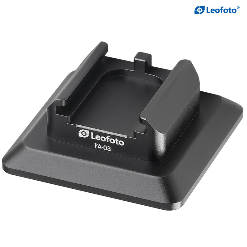 Leofoto FA03 Flash Cold Shoe Conversion Adapter for ARCA Clamps