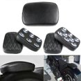 thumbnail image 1 of Motorcycle Rear Passenger Pillion Pad Rectangular Pillion Passenger Pad Seat 8Suction Cups For Harley 883 1200 Choppers Dyna, 1 of 5