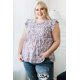 thumbnail image 3 of ABPHQTO Camiseta sin mangas Babydoll de leopardo gris talla grande para mujer, 3 of 5