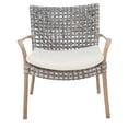 thumbnail image 2 of SAFAVIEH Collette Rattan Accent Chair w/Cushion, Grey White Wash, 2 of 7