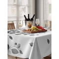 thumbnail image 6 of Gray Botanical Table Cloth, Watercolor Spring Summer Eucalyptus Leaves Waterproof Tablecloth for Rectangle Tables, Reusable Washable Fabric Table Cover for Restaurant Kitchen Dining Tables 60"x102", 6 of 6