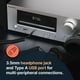 thumbnail image 5 of Estéreo  Bluetooth y reproductor de CD,  100 W con radio FM, visualización LCD retroiluminado, MAJORITY Oakcastle, 5 of 6