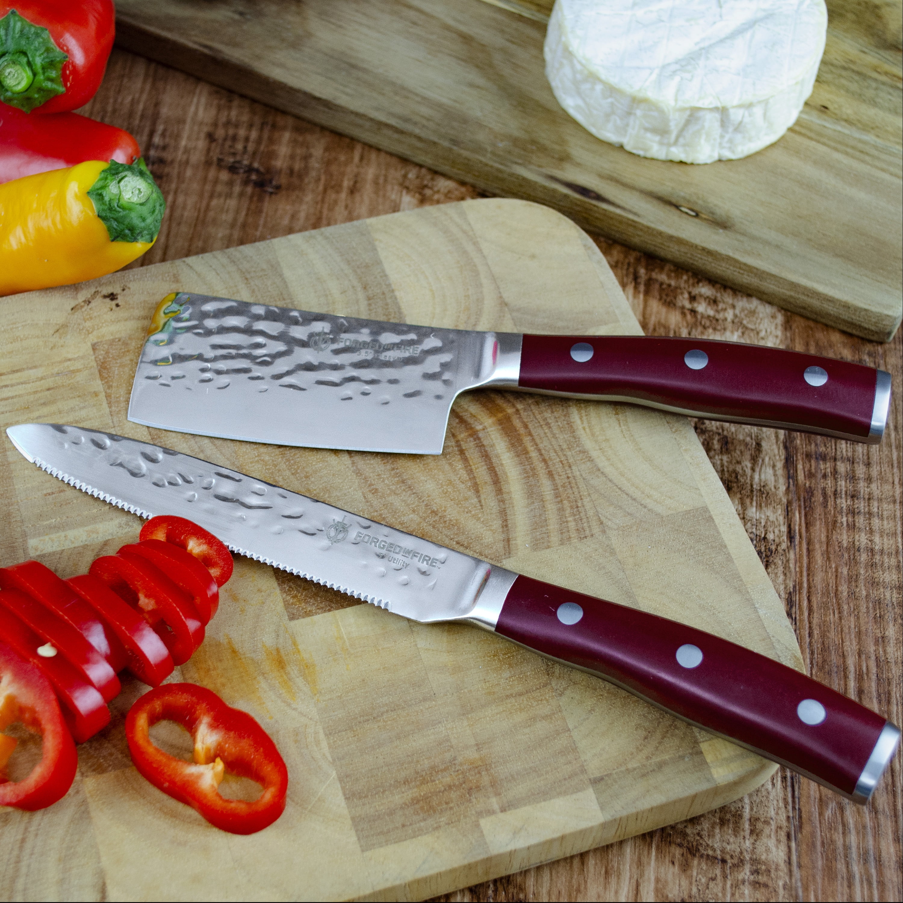 Forged in Fire, 2 Piece Utility Knife Set, As Seen On TV