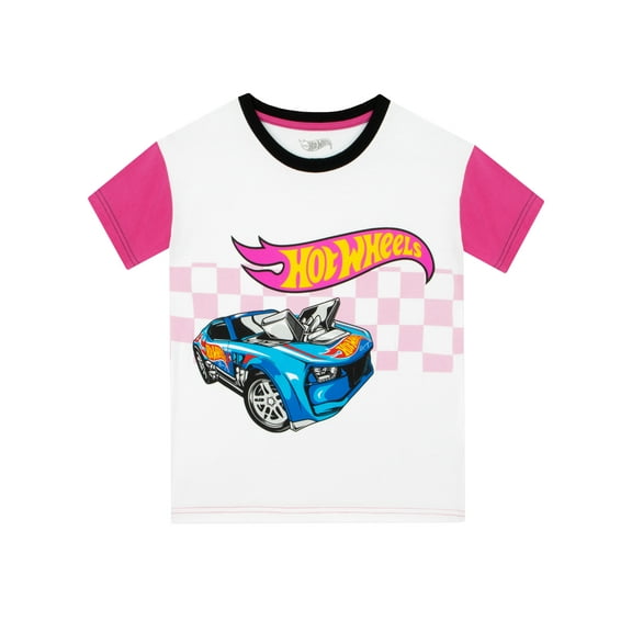 Hot Wheels T-Shirt White Sizes 4-14