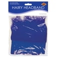 thumbnail image 4 of Diadema Beistle de poliéster peludo azul para adulto, 4 of 6