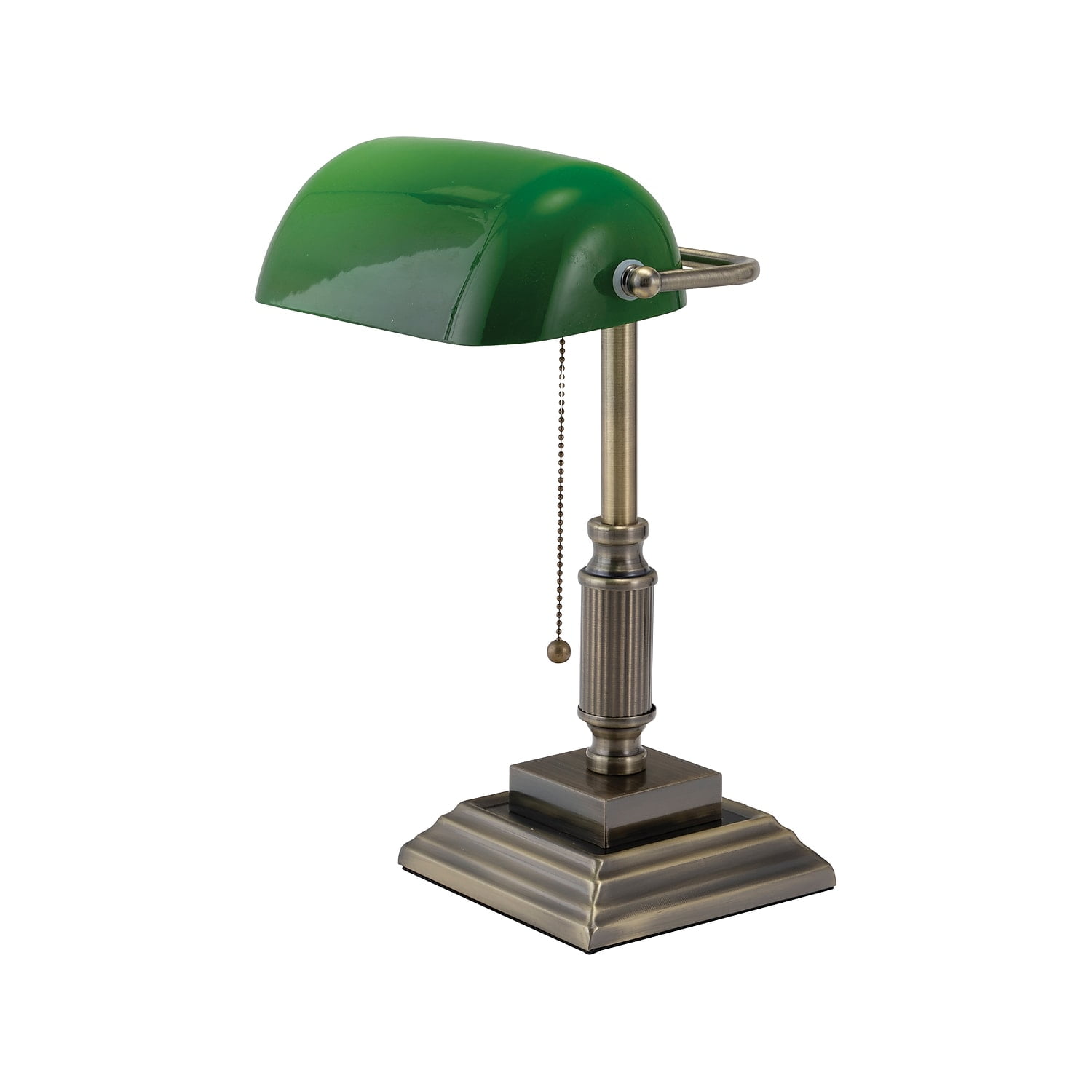 V-Light LED Desk Lamp 14.75"H Green Antique Bronze (9VS688029AB)