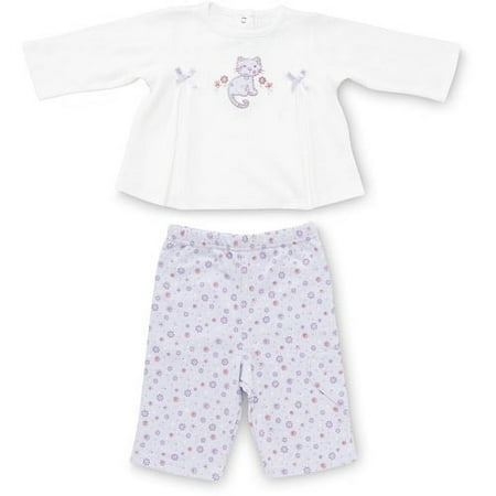 Gerber - 2-Piece Kitty Cat Pants Set - Newborn Girl