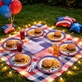 thumbnail image 4 of 50 Pcs Memorial Day Paper Plates 7" - 4th of July Patriotic Party Supplies, Independence Day & Veterans Day Party Decor (A), 4 of 6