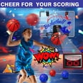 thumbnail image 2 of Canasta de baloncesto interior KGF para niños de 4 a 12 años con 4 pelotas, 2 of 8