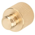 Brass Screw Adapter 3/8 Inch Male to 1/4 Inch Female Thread Reducer Screw Adapter for Camera