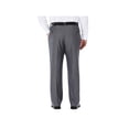 thumbnail image 3 of Haggar Men's Big & Tall Cool 18® Htr. Solid Pleat Pant Classic Fit 41714276486, 3 of 7