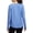 Light Blue, variant on Women's Long Sleeve Workout Shirts Lightweight Quick Dry Running Athletic Yoga Tops with Curved Hem Thumb Loop Light Blue XL