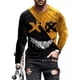thumbnail image 1 of Camiseta De Manga Larga Con Personalidad De Moda Para Hombre, 1 of 3